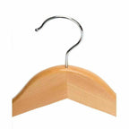X20 WOODEN COAT HANGERS SUIT GARMENT CLOTHES